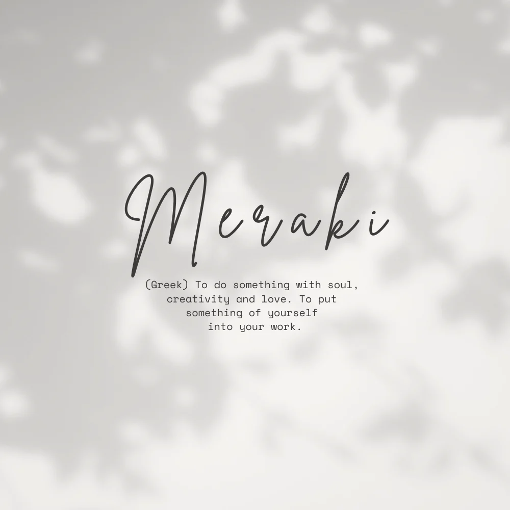 A Meraki jelentése